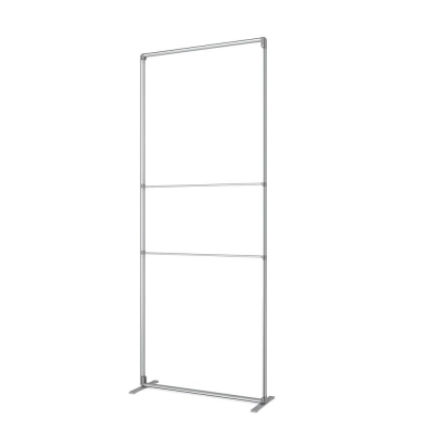 Srebrna rama FlexFrame 100 x 250 cm bez grafiki