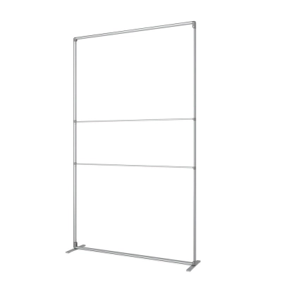 Srebrna rama FlexFrame 150 x 250 cm bez grafiki