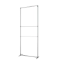 Srebrna rama FlexFrame 100 x 250 cm bez grafiki