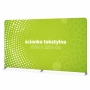 Tekstylna ścianka reklamowa prosta EU 400 × 230 cm