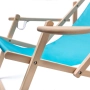 Leżak plażowy Relax Comfort - widok z boku Leżak plażowy Relax Comfort - widok z boku