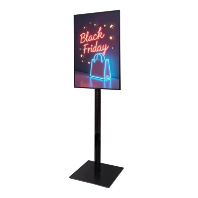 Podświetlany stojak na plakat A1 LED Slide In - widok produktu Podświetlany stojak na plakat A1 LED Slide In - widok produktu