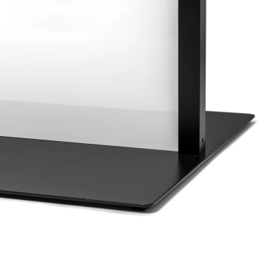 Czarna podstawa totemu Panel Plus z panelem Czarna podstawa totemu Panel Plus z panelem