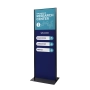Dwustronny totem Panel Plus 2×A1 - czarny