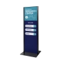 Dwustronny totem Panel Plus 42 × 120 cm - czarny