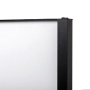 Boczny profil czarnego totemu Panel Plus Boczny profil czarnego totemu Panel Plus
