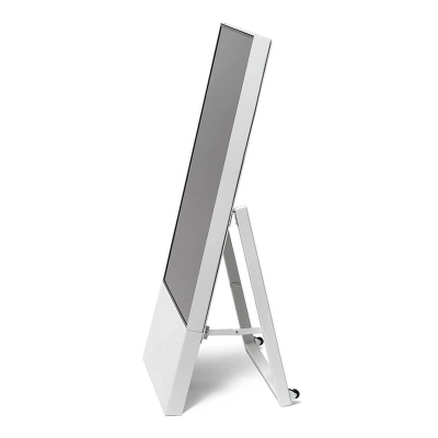 Biały potykacz Smart Line z monitorem Samsung 43 cale
