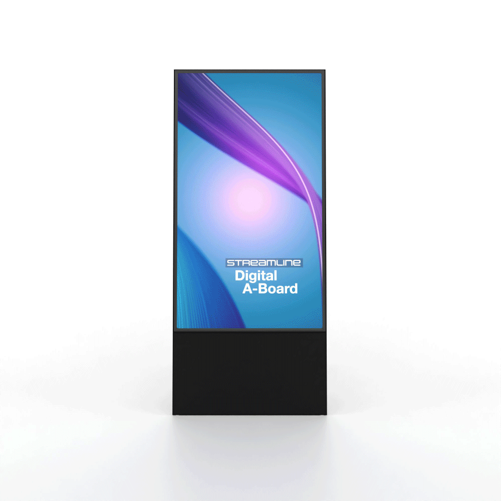 Potykacz multimedialny StreamLine Samsung 43 cale - animacja konstrukcji