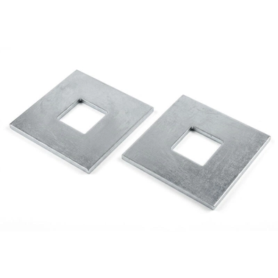 Rozetka maskująca kwadratowa płaska 15 × 15 cm - komplet 2 szt.