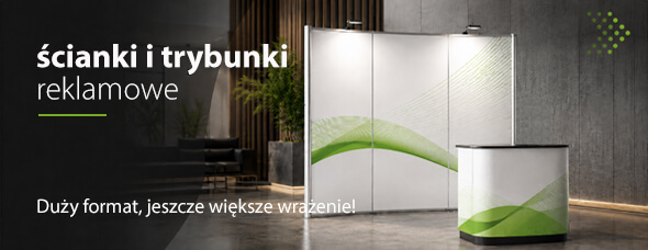Ścianki reklamowe - nowy baner