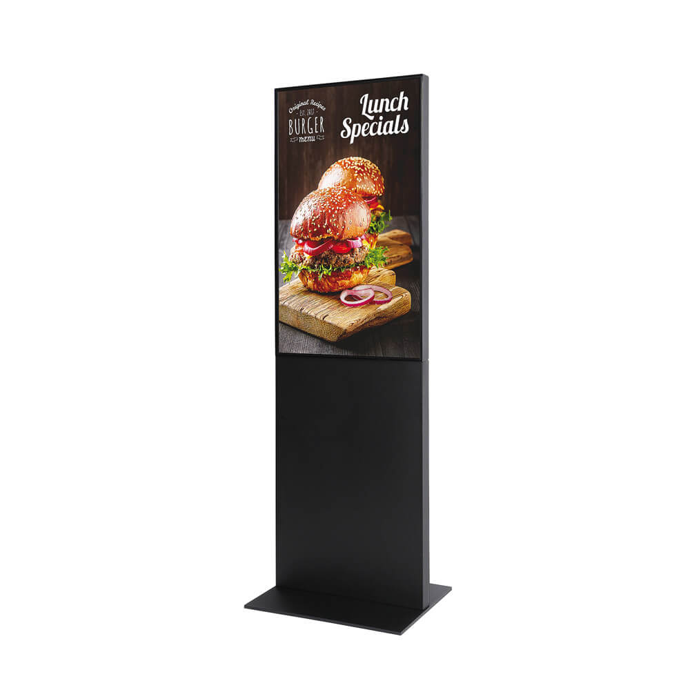 Czarny totem multimedialny Smart Line 43 cale