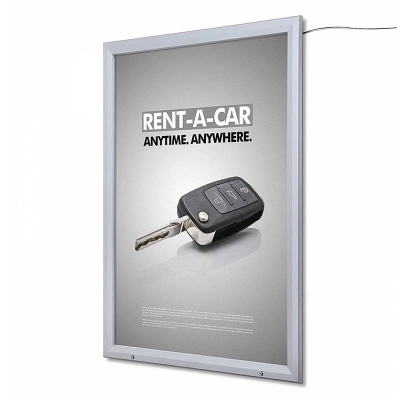 Zewnętrzna podświetlana gablota na plakat A1 i A0