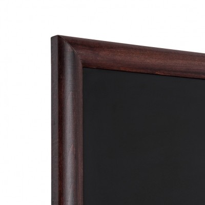 Drewniana tablica kredowa półokrągły profil ramy