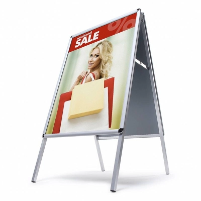 Potykacz reklamowy A2 z zaokrąglonymi narożnikami