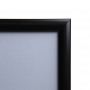 Czarna rama zatrzaskowa OWZ o profilu 25 mm