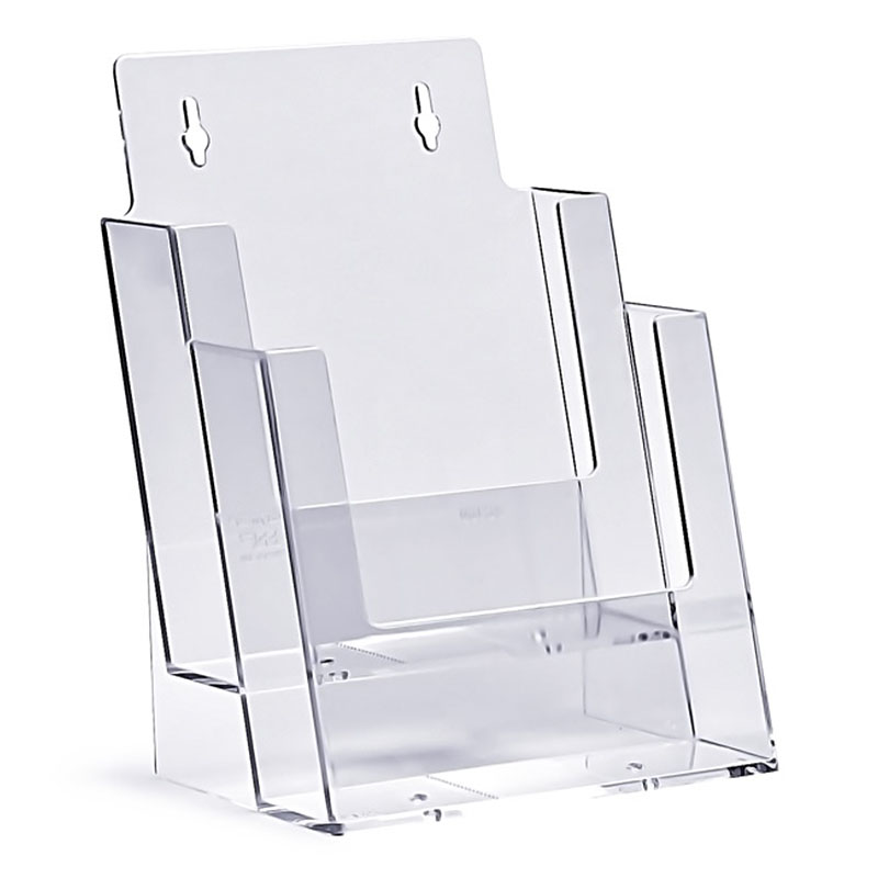 Plastikowy stojak 2xA5 na biurko