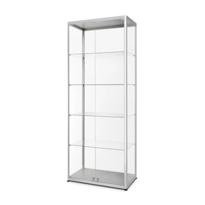Witryna wystawowa 800 mm z frontowymi drzwiami uchylnymi