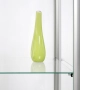 Podświetlana LED witryna wystawowa 800 mm z frontowymi drzwiami uchylnymi