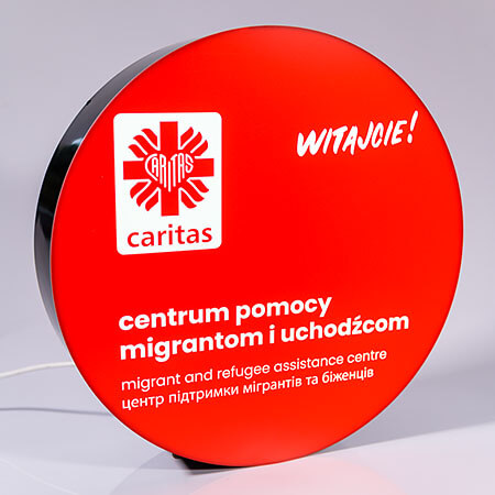 Plafon okrągły Caritas